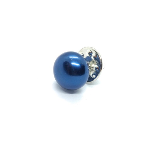 Vintage blue faux pearl - faux, ball
